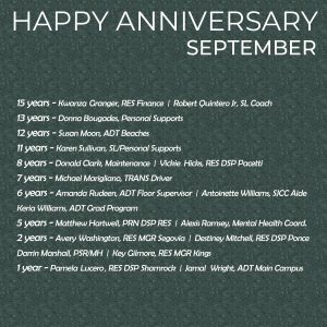 September Anniversaries 2024