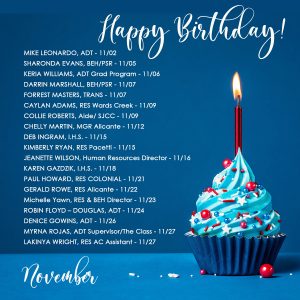 November Birthdays