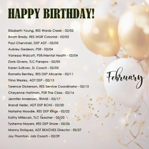 February Birthdays