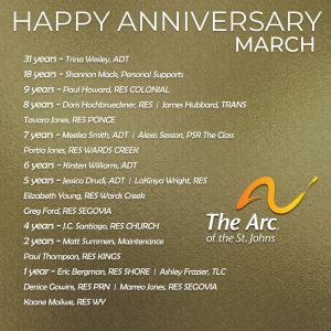 March Anniversary